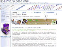 Tablet Screenshot of guide-code-html.com